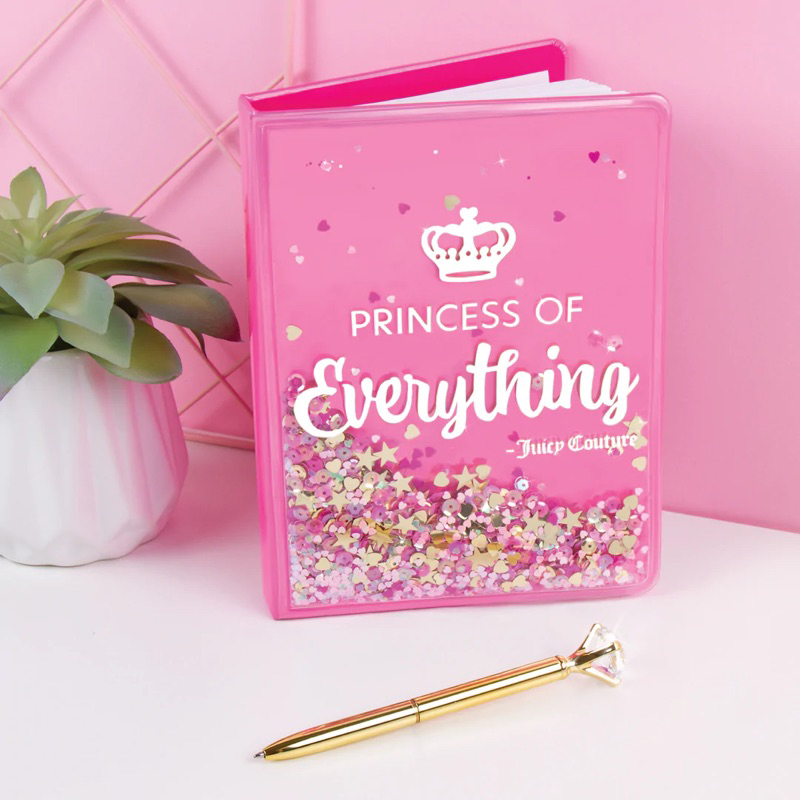 

Make It Real Juicy Couture Glitter Journal And Pen / buku harian anak / diary anak / alat tulis anak