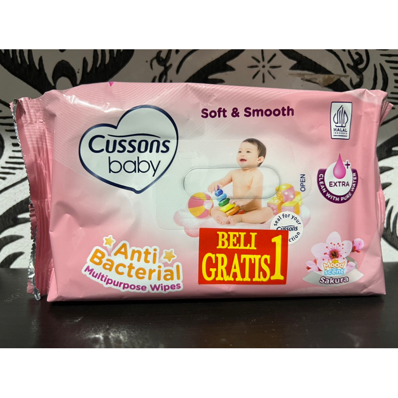 Cusson Baby Wipes 50’s Beli 1 Gratis 1