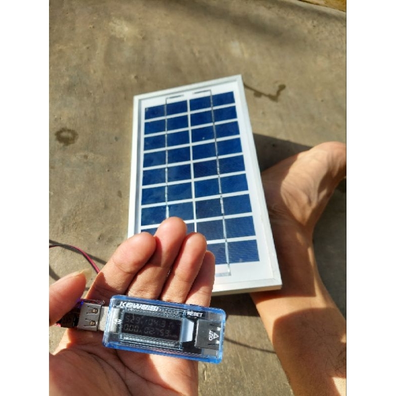 panel surya solar cell 3wp polycristalin bagus 5v usb buat cas