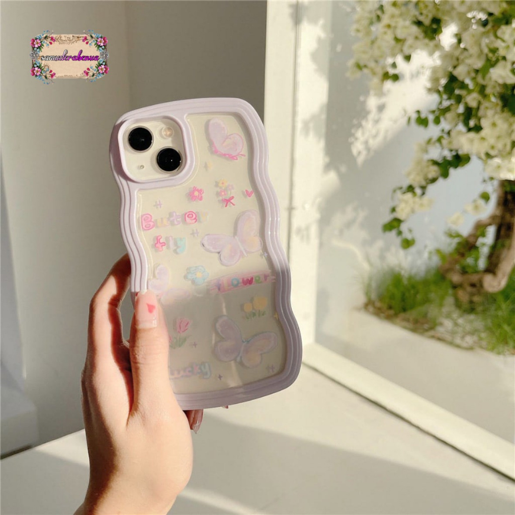 SS129 SOFTCASE MOTIF KARTUN KUPU KUPU FOR IPHONE 7 8 7+ 8+ X XS XR XS MAX 11 12 13 14 PRO MAX SB4640