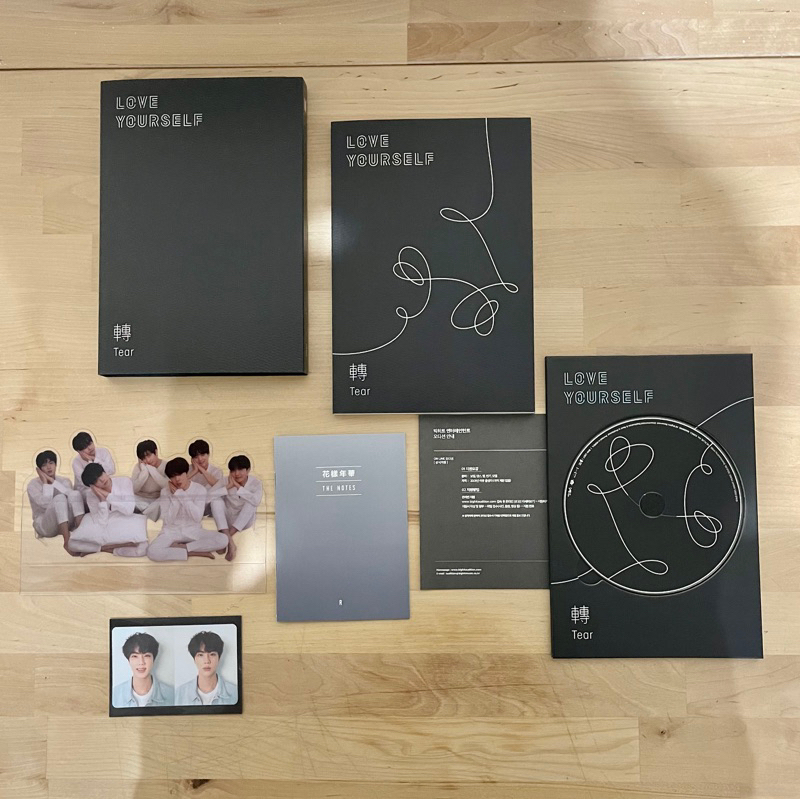 BTS tear r fullset unsealed Jin PC