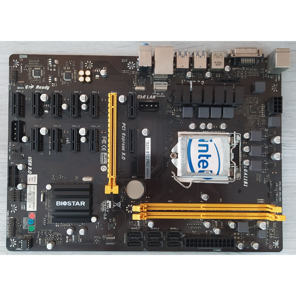 Motherboard B250 Biostar TB250-BTC PRO LGA 1151 Mainboard Mobo