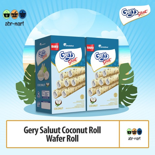 

GERY SALUUT COCONUT ROLL [ 1 PAK ISI 24 PCS ]**