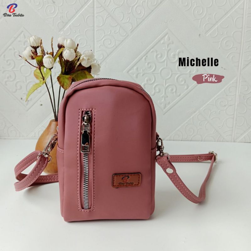 Michelle bag by biru tsabita // selempang michelle tas cantik tas imut