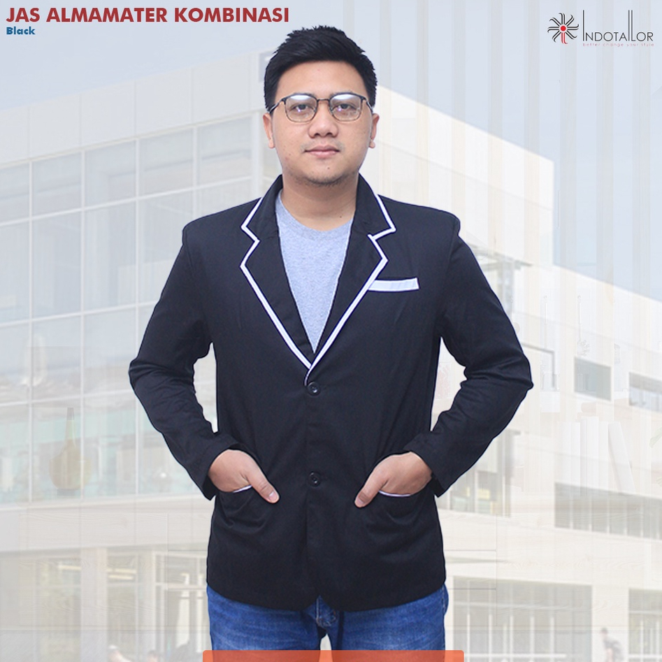 Jual Jas Almamater Kombinasi List Jas Almamater Sekolah Almamater Kampus Blazer Shopee