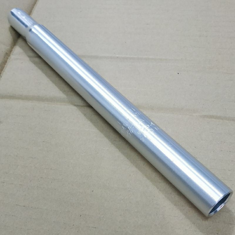 seatpost tiang sadel bmx mtb 25.4 silver non klem