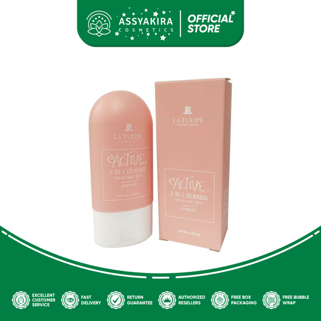 La Tulipe Active 2 in 1 Cleanser 60 ml