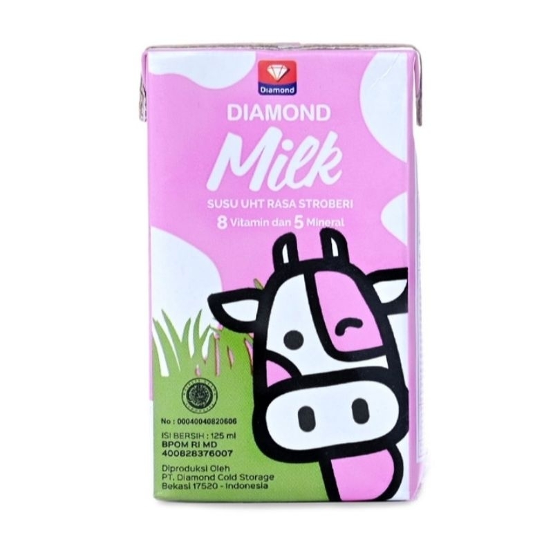 

° Diamond Milk UHT Stroberi 125 ml