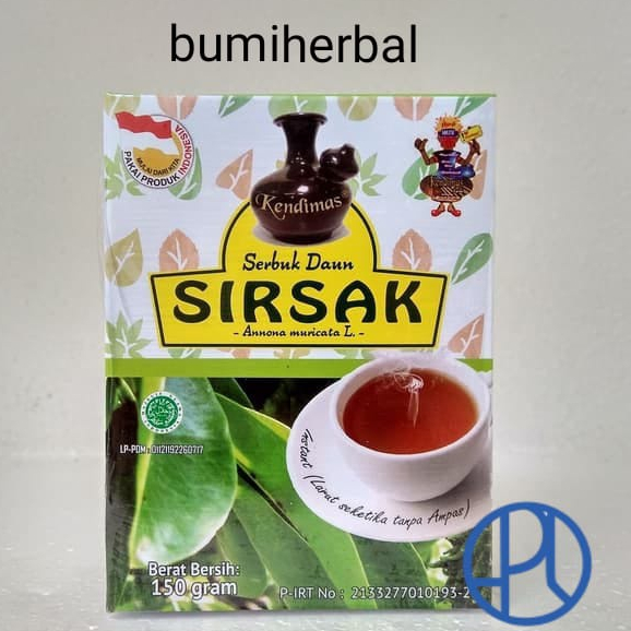 

Daun Sirsak Serbuk Herbal Instan KendiMas 150 Gr