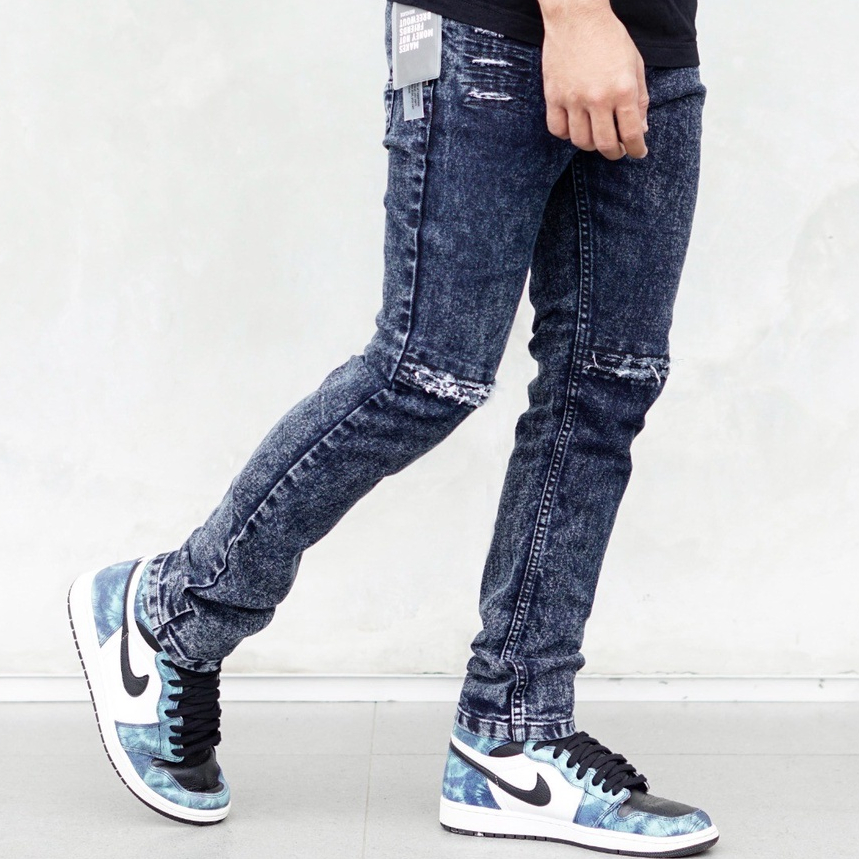 celana jeans pria sobek / jeans ripped pria / jeans pria sobek / jeans panjang pria sobek / jeans sobek lutut pria / jeans sobek pria tidak tembus / jeans sobek slimfit