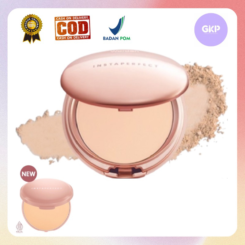 Wardah Instaperfect Matte Fit Powder Foundation 13 g - FULL | REFIL