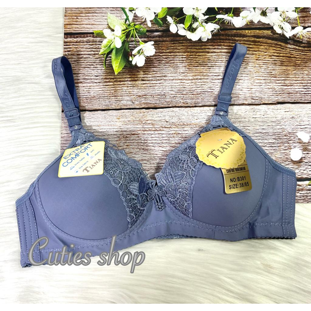 BRA NON KAWAT BUSA TIPIS, LIS RENDA, SIZE 38 - 44