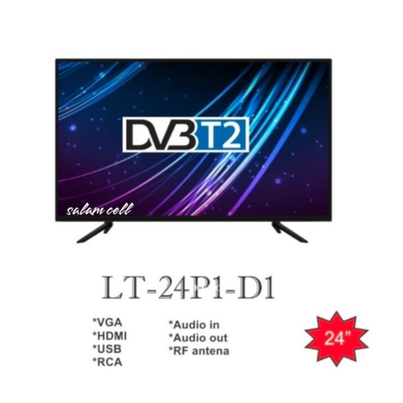 TV LED 24Inch IKEDO LT-24H1U Full HD Display Original Garansi Resmi