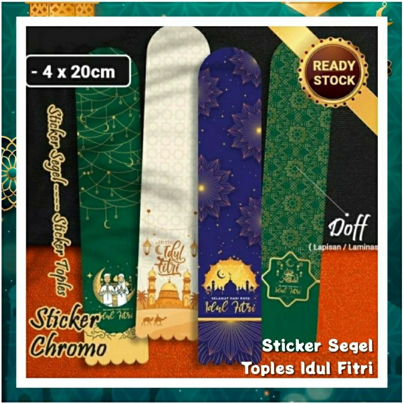 

Seal Sticker Segel Idul Fitri Stiker Toples Lebaran Label