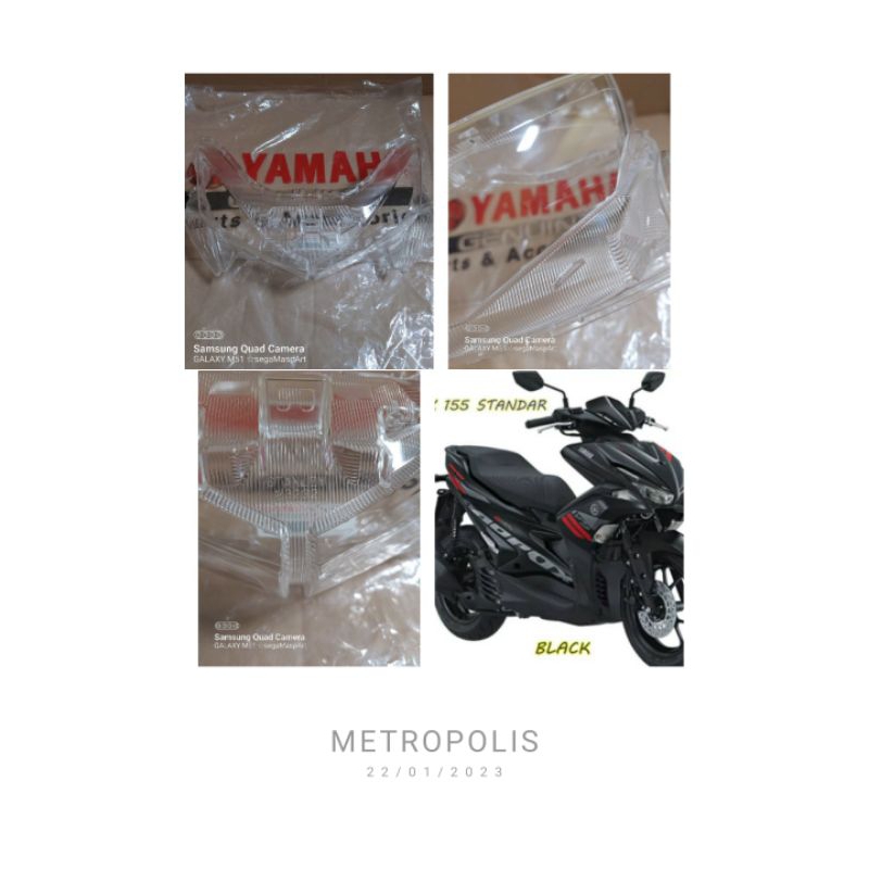 mika kaca lampu depan original aerox lama old mika lampu depan aerox 155 lama original yamaha