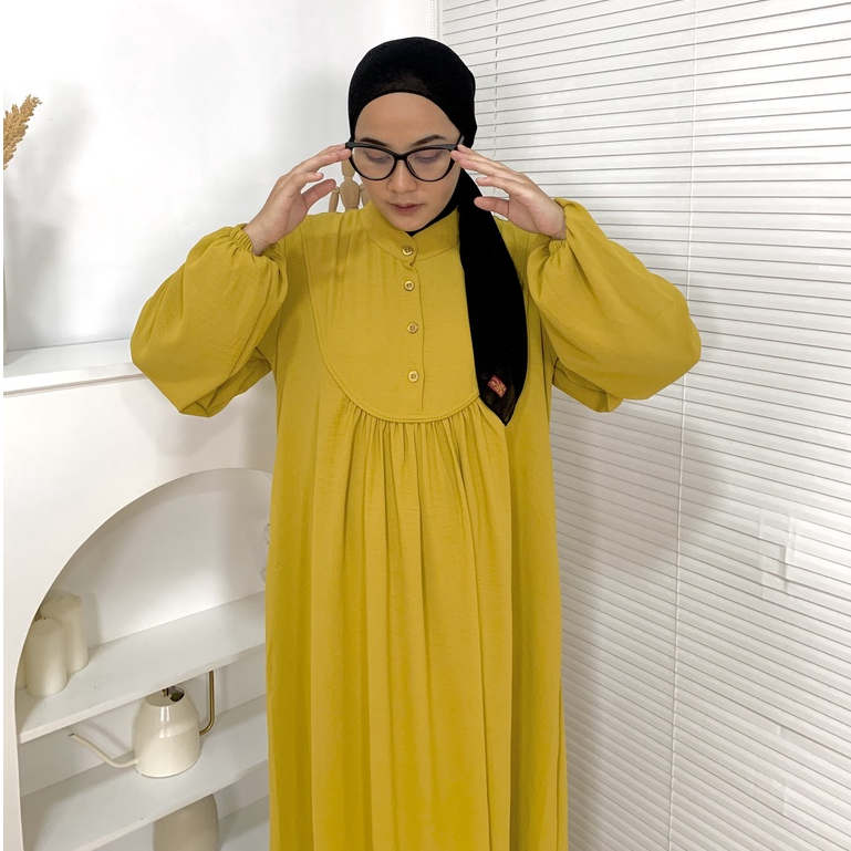 Tristy Dress - Pakaian Wanita Gamis Terbaru By Mahyra