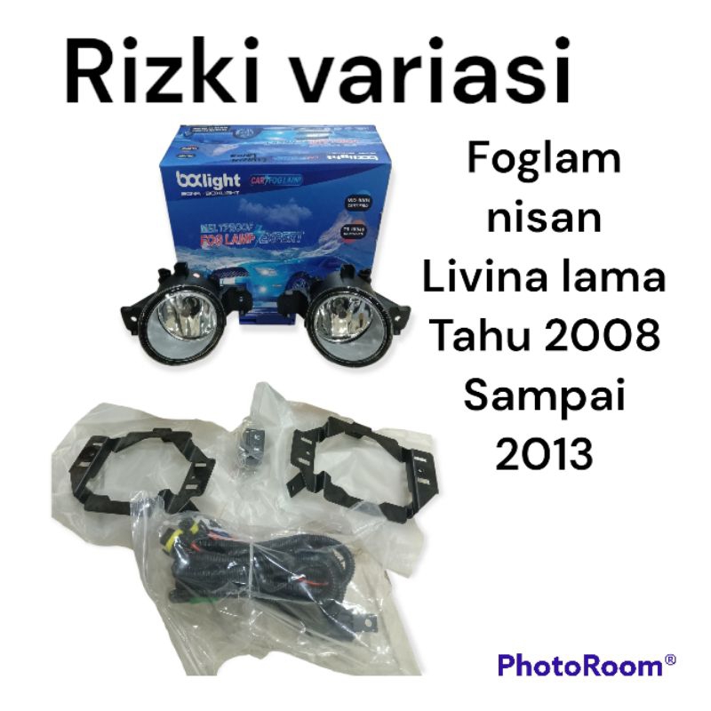 lampu foglam Nissan grand Livina lama 2008