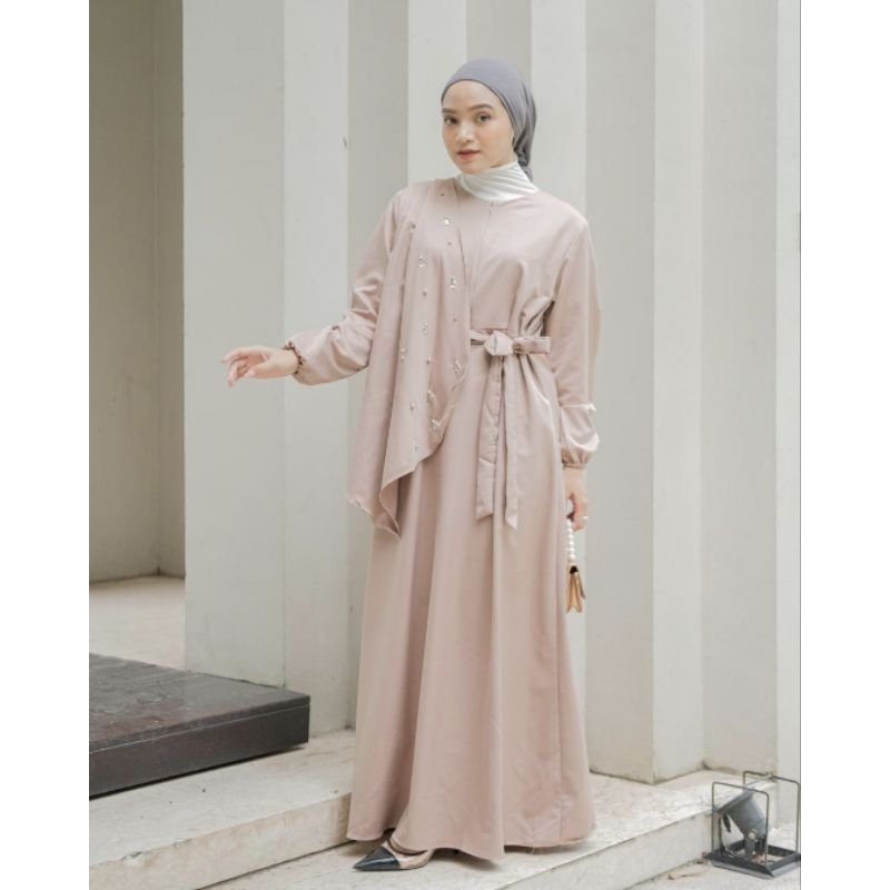 LAREDO DRESS / DRESS KONDANGAN / DRESS SERAGAMAN / DRESS PESTA / BRIDESMAID/ BUSUI FRIENDLY