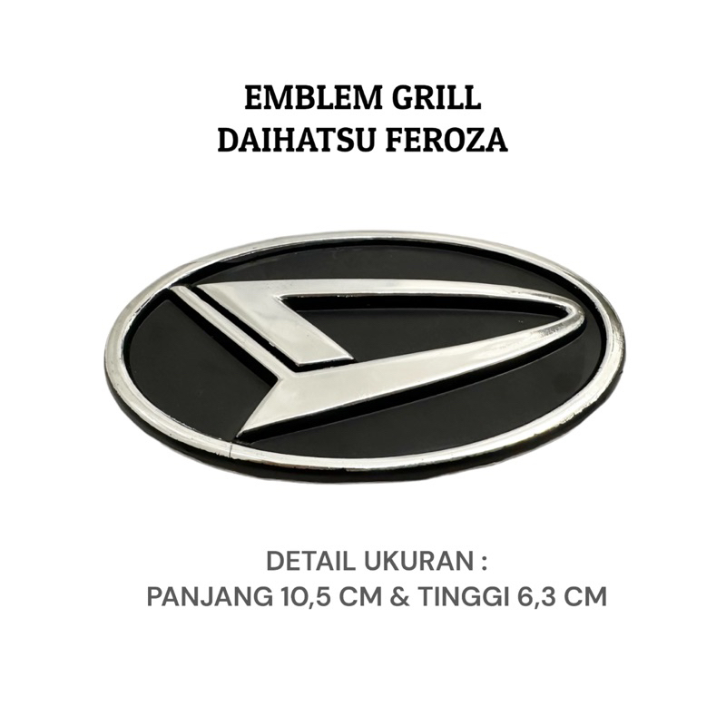 Emblem Mobil Daihatsu untuk Grill Depan Feroza