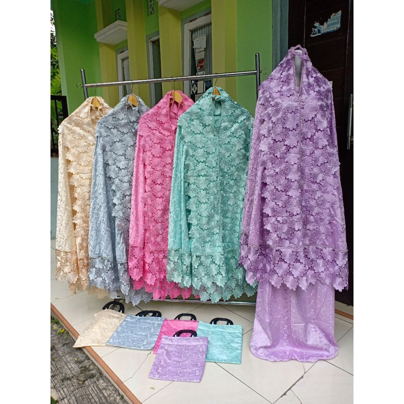 Mukena prada KD Renda Mercon Dewasa