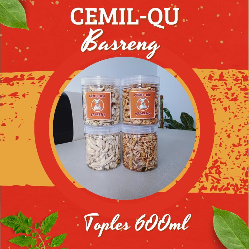 

CemilQu basreng kemasan toples 600ml