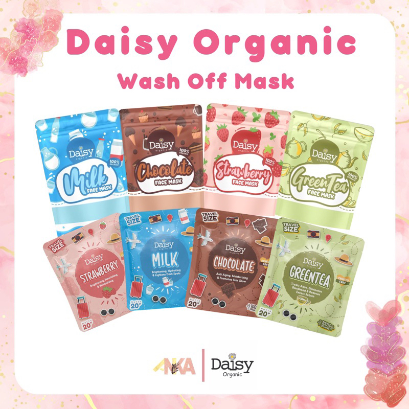 [Free Gift] Daisy Organic Masker Organik 60gr Full size