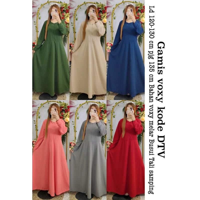 Gamis voxy busui jumbo DTV