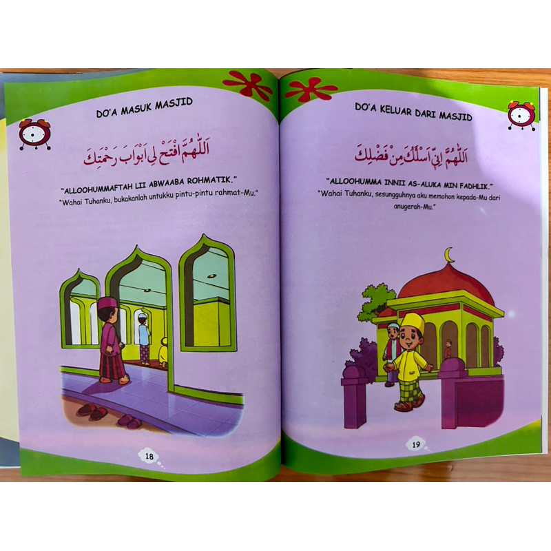 Buku Penuntun Aku Belajar Berdoa Untuk Anak Full Colour Bergambar Ukuran A4 Besar