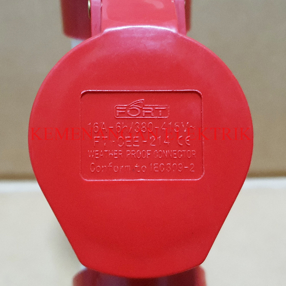 FORT STEKER T CABANG 3 / INDUSTRIAL PLUG SOCKET 4 PIN 16A / 4PIN 16 A IP44