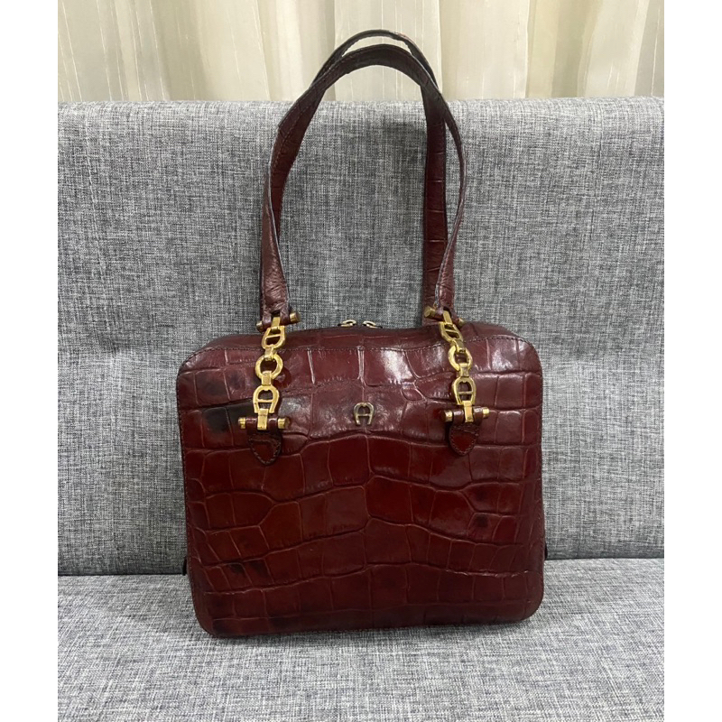 Tas Aigner croco