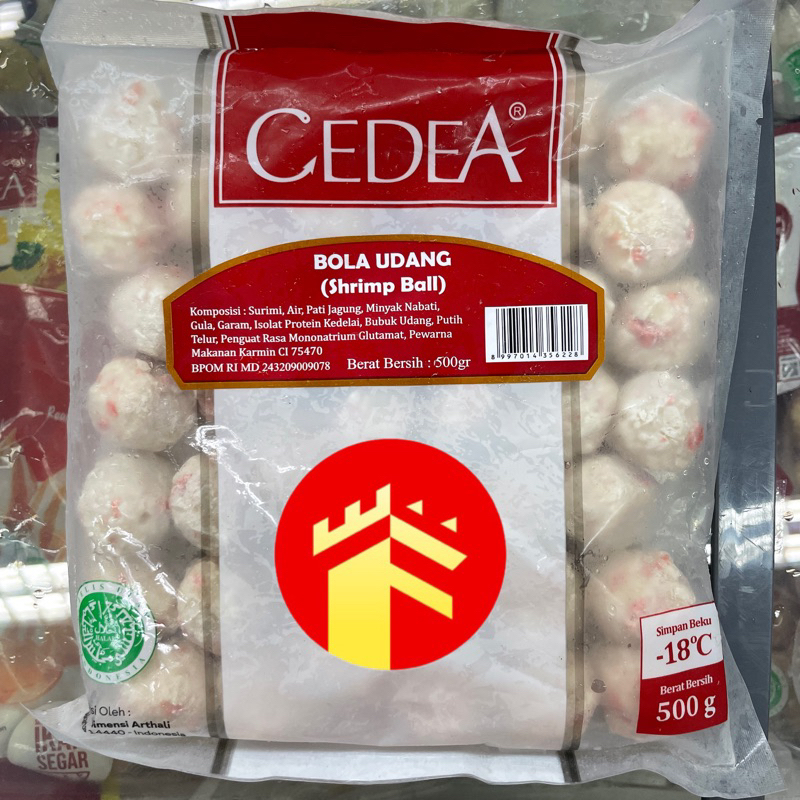 

CEDEA BOLA UDANG BASO UDANG 500 GRAM SHRIMP BALL 500 GR