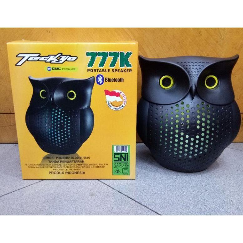 Sperker Bluetooth Teckyo 777J Burung Hantu / Speaker Portable