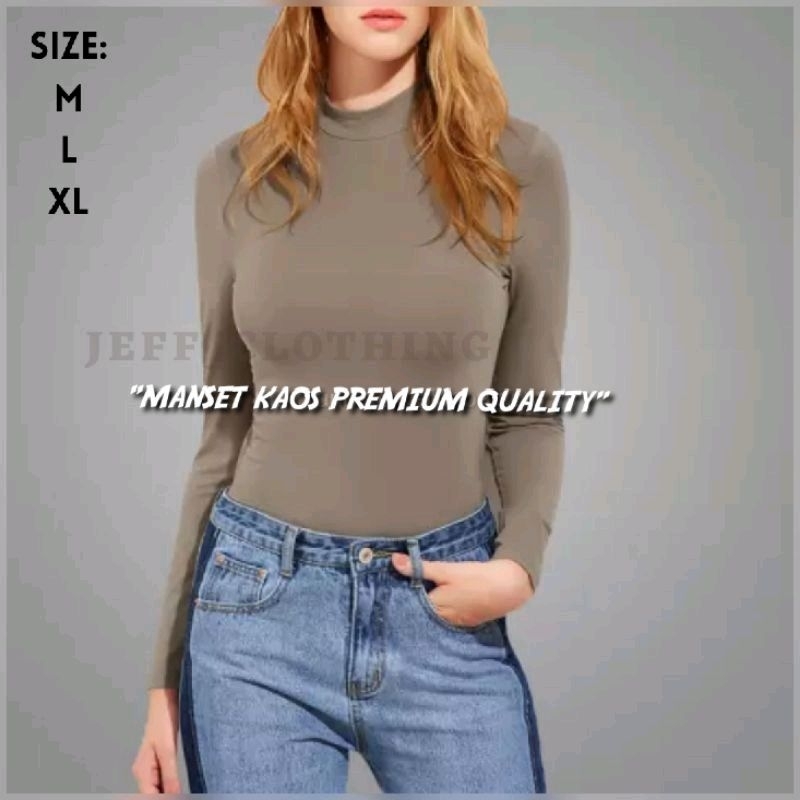 Manset Baju Jumbo Bahan Kaos | Manset Jumbo Premium | Mangset Jumbo/Manset Wanita Jumbo/Manset Jumbo