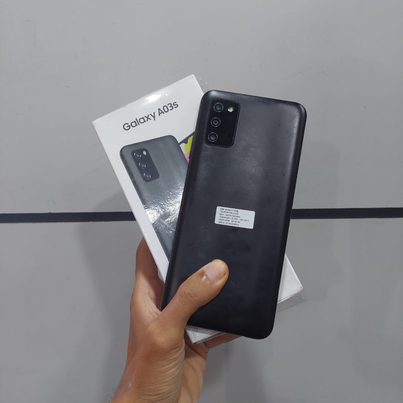 samsung a03s ram 4/64gb second bekas pakai mulus fullset original