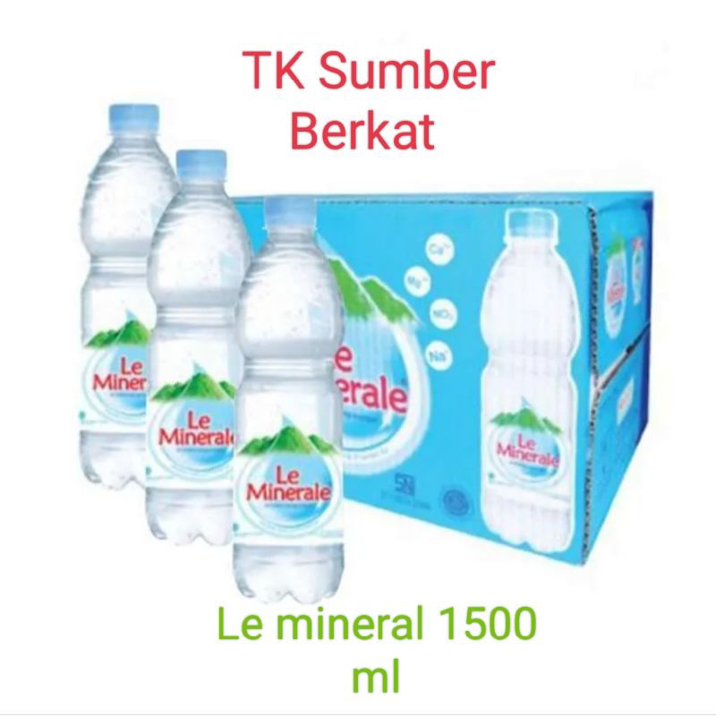 

Le mineral 1500 ml isi 12 botol