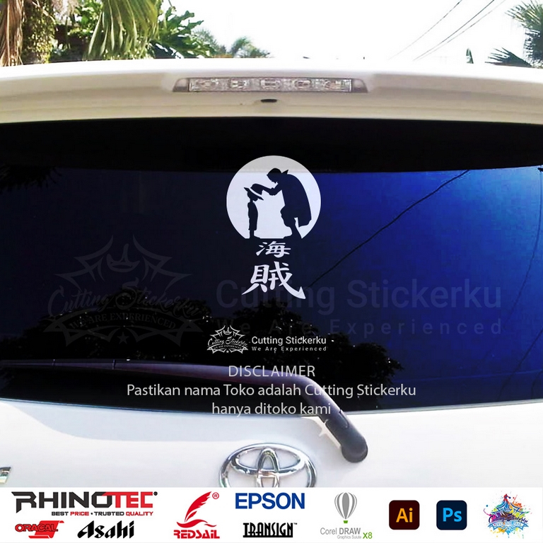 Cutting Stiker Little Luffy Variasi Motor Mobil Sticker Kartun Timbul Keren Nyala Dasbor Spakbor Visor Body Kaca Helm Laptop Hologram Reflective Tahan Air Bodi Samping Scoopy Vario Beat Nmax Pcx Anime One Piece Aesthetic Windshield Ace Sabo Lucu Anime