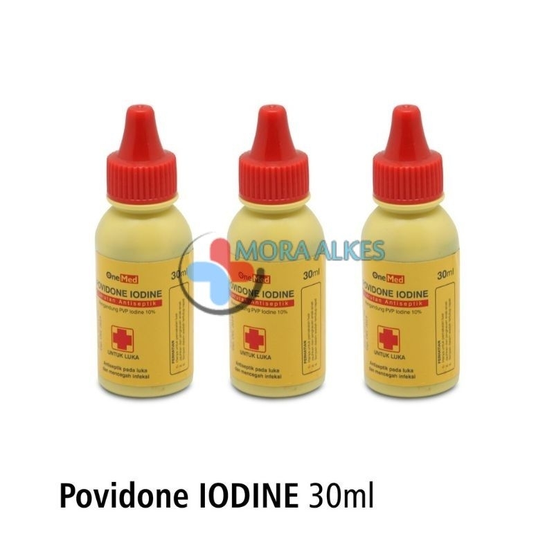 Povidone Iodine 30ml Obat Luka Betadine Povidone Iodine Onemed 30ml