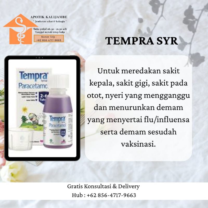 Tempra syrup