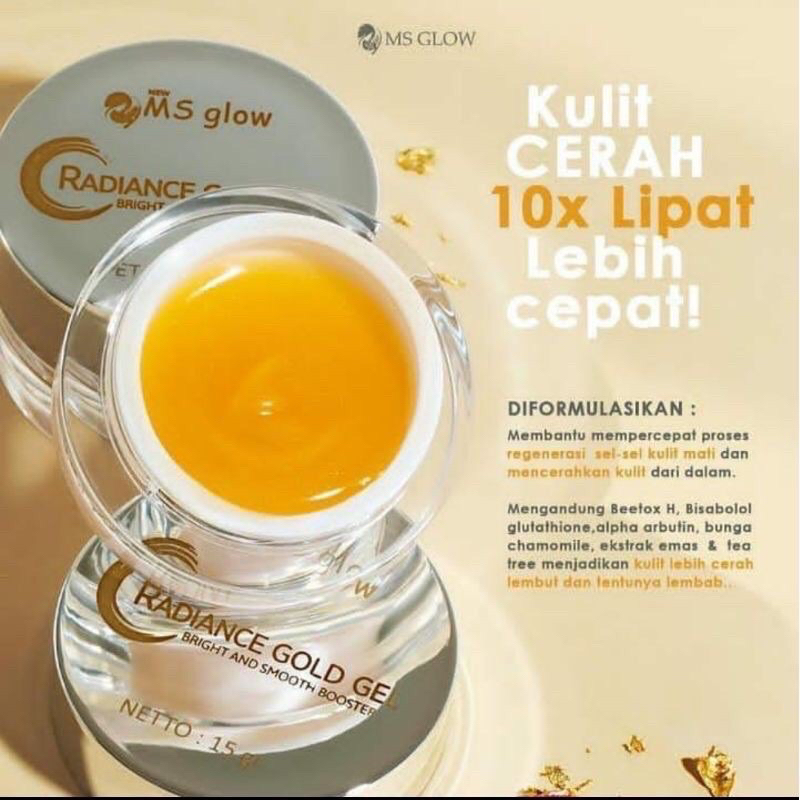 MS Glow Radiance Gold - Radiance Gold Gel MS Glow