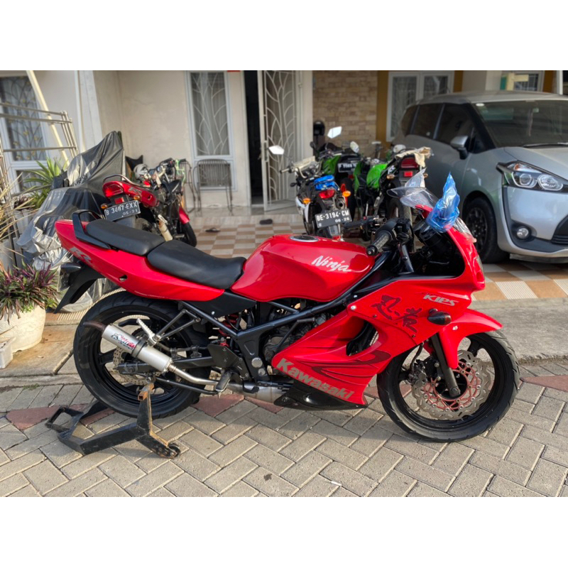 kawasaki ninja rr 2009 merah istimewa