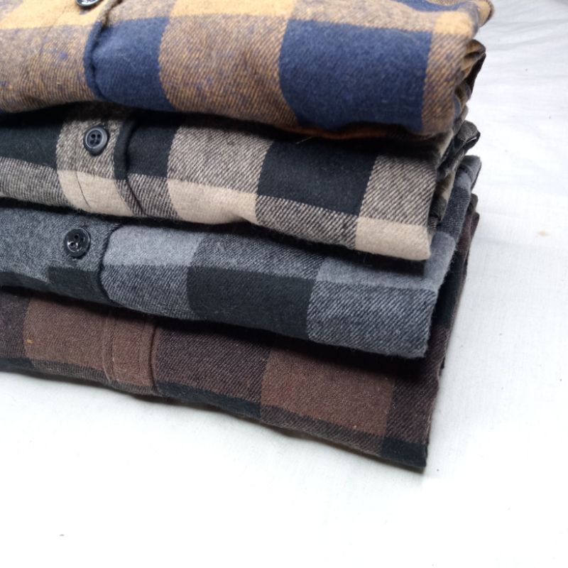 KEMEJA FLANEL KOTAK KOTAK JUMBO KEMEJA FLANEL PRIA WANITA KEMEJA FLANNEL LENGAN PANJANG KEMEJA FLANNEL IMPORT