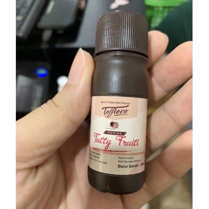 

tofieco tuty fruity perisa bahan baking toffieco perasa makanan tutty fruty 25cc