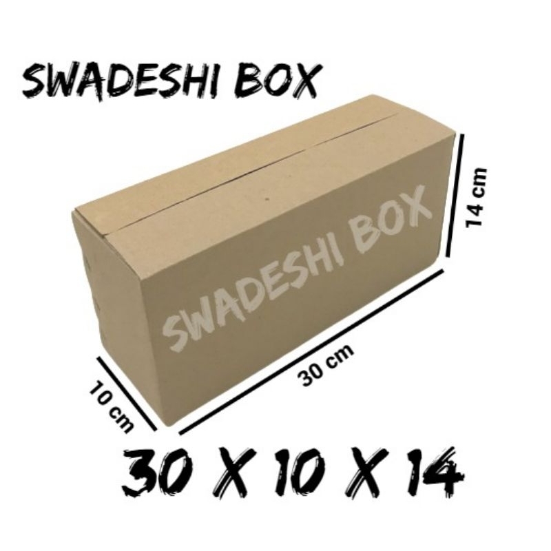 

kardus/karton/box uk. 30x10x14 cm untuk packing singlewall polos