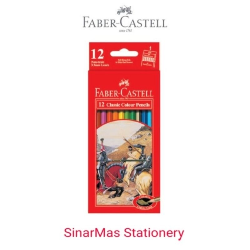 

Pensil Warna Faber Castell 12 Panjang Classic Colour - Pensil Gambar Faber Castell 12 Warna - Classic Colour Pencils Faber Castell 12 Panjang