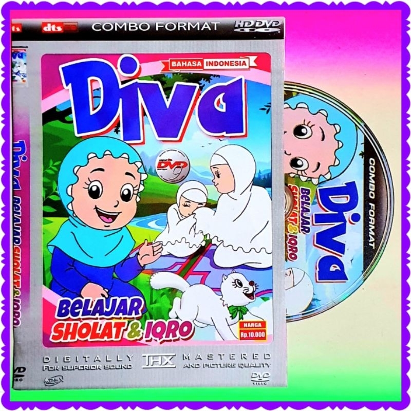 KASET FILM EDUKASI ANAK MUSLIM BELAJAR SHOLAT DAN IQRO-KASET DIVA-KASET EDUKASI ANAK ISLAMI-KASET ED