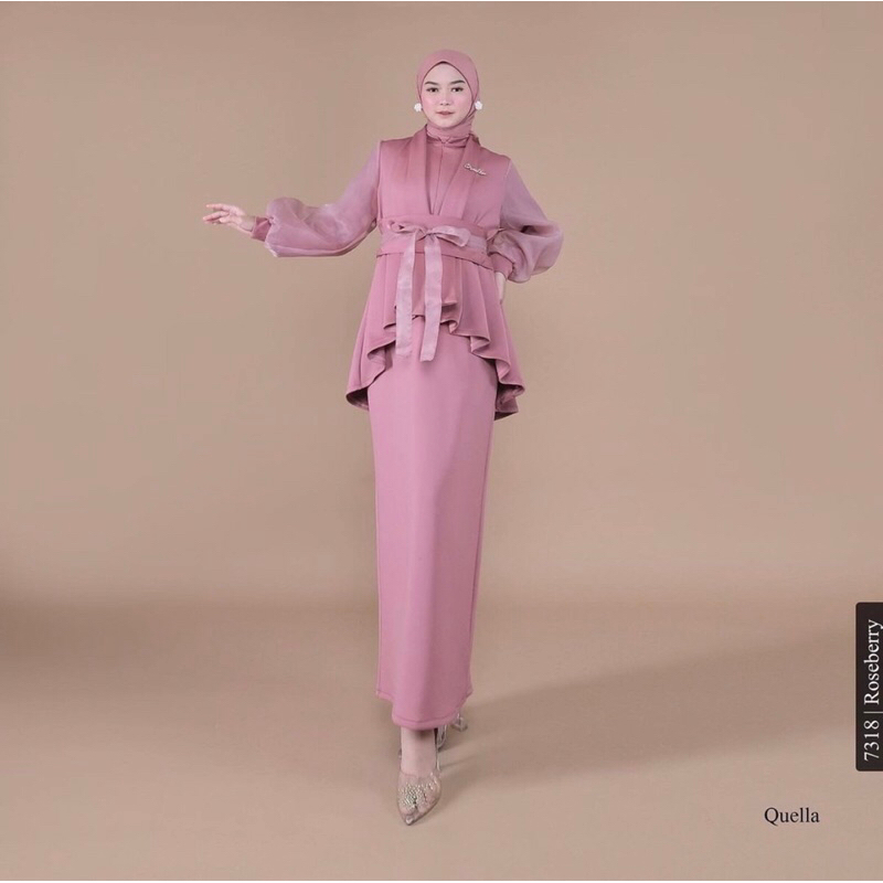 FLAFQUINN QUELLA PEARL set DRESS ORGANZA ✨