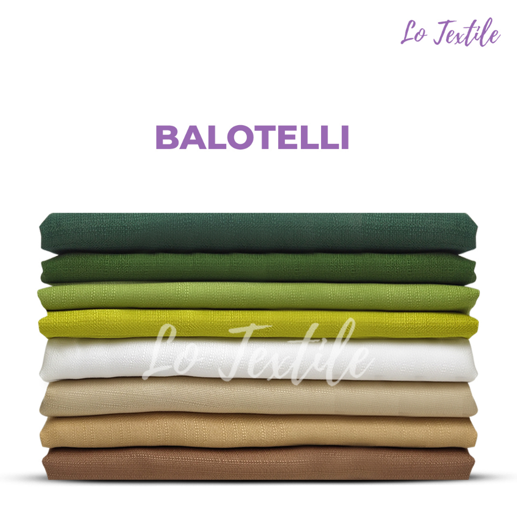 Kain Bahan Gamis Balotelli Lembut Baloteli Premium 1 Meter