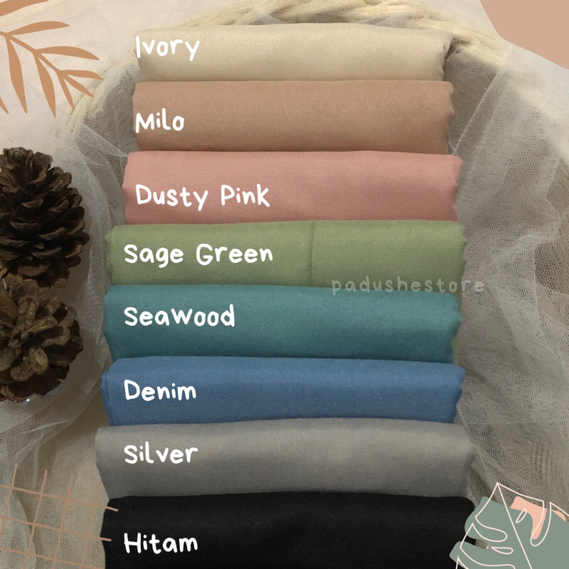 Paris Original Premium | Jilbab paris premium Anti Letoy Anti lepek