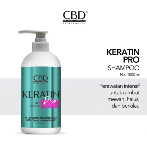 CBD PROFESSIONAL KERATIN PRO DAILY SHAMPOO / CONDITIONER (HIJAU)