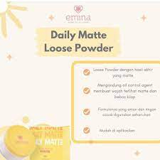 EMINA DAILY MATTE LOOSE POWDER 20GR | LOOSE POWDER EMINA